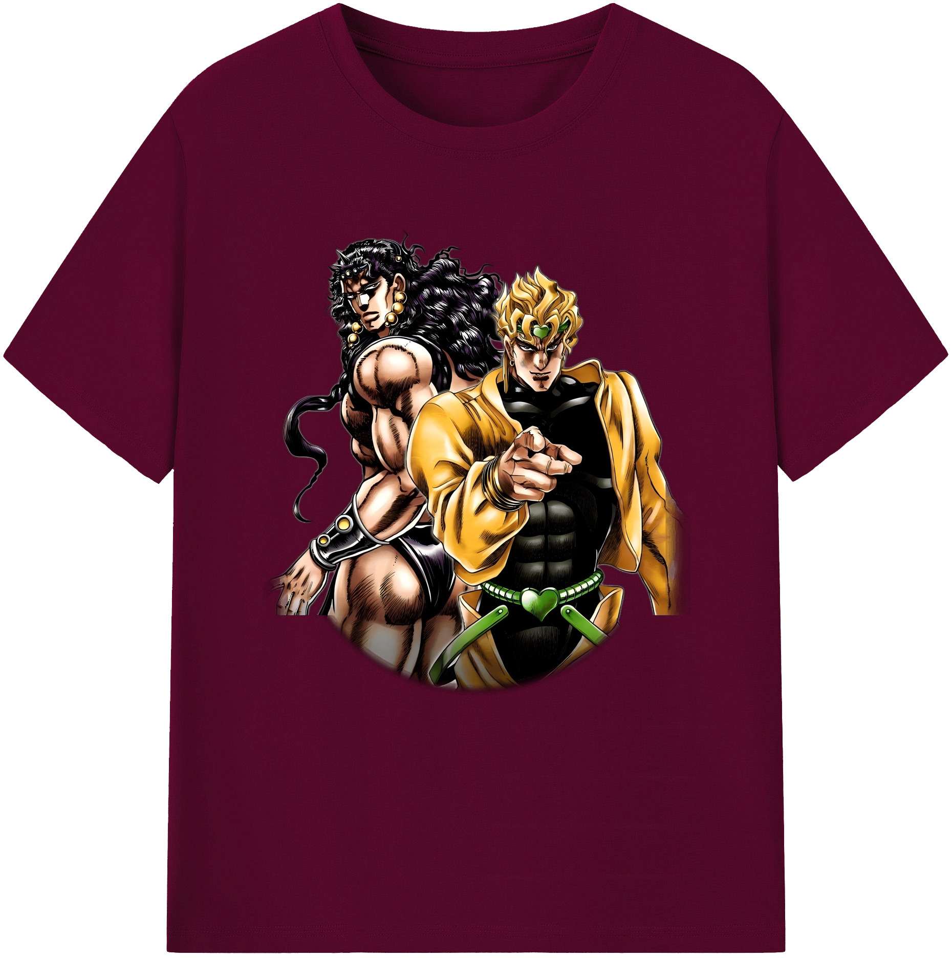 （画像用） ジョジョの奇妙な冒険 ディオ?ブランドー JoJo's Bizarre Adventure Dio Brando レディースカジュアルプリントTシャツ（綿100％）